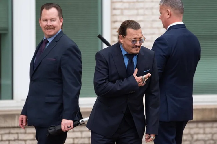 Dzoni Dep posle sudjenja