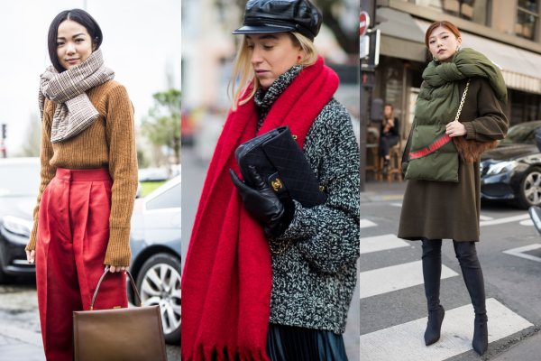 Kako nositi šalove ove zime: 30 svežih street style ideja