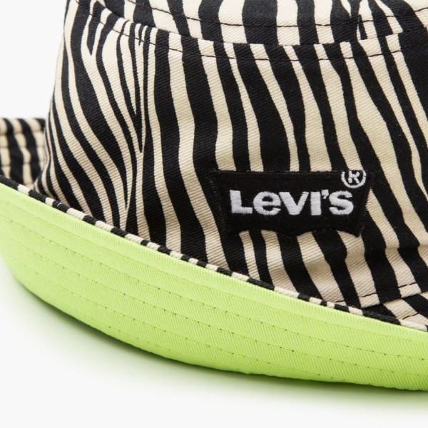 Levi's Bucket kapa sa zebrastom i zelenom stranom