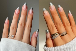 Silver tip: Najelegantnija verzija francuskog manikira za zimu